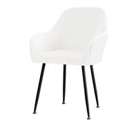 Muiuou Housse de Chaise avec Accoudoirs, Extensible Couvre-Chaise Lavable Anti-Tache pour Salle à Manger, Restaurant, Mariage, Banquet et Décoration Intérieure (Style 12,1 pièce)