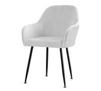 Muiuou Housse de Chaise avec Accoudoirs, Extensible Couvre-Chaise Lavable Anti-Tache pour Salle à Manger, Restaurant, Mariage, Banquet et Décoration Intérieure (Style 13,1 pièce)