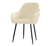 Muiuou Housse de Chaise avec Accoudoirs, Extensible Couvre-Chaise Lavable Anti-Tache pour Salle à Manger, Restaurant, Mariage, Banquet et Décoration Intérieure (Style 10,1 pièce)