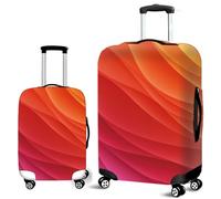 Muiuou Housse de Protection Valise Élastique,3D Print Couverture de Bagages, Protéger des Rayures et Taches Protege Valise de Voyage Soute pour 18-32 Pouces Valise (M(22-24 Pouce),Style 2)