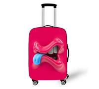 Muiuou Housse de Valise Élastique,3D Cartoon Printing Protection Valise de Voyage,Housse de Protection Élastique Lavable Anti - Rayures et Anti - Poussière pour Bagage (M(22-24 Pouce),Style 1)