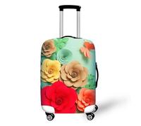 Muiuou Housse de Valise Elastique, 3D Couverture de Bagages Print pour Protéger des Rayures et Taches Protege Valise Voyage Soute,pour 18-32 Pouces (M(22-24 Pouce),Style 2)