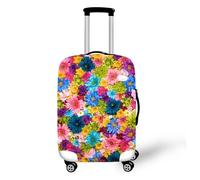 Muiuou Housse de Valise Elastique, 3D Couverture de Bagages Print pour Protéger des Rayures et Taches Protege Valise Voyage Soute,pour 18-32 Pouces (M(22-24 Pouce),Style 1)