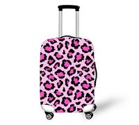 Muiuou Housse de Valise Élastique,3D Léopard Printing Protection Valise de Voyage,Housse de Protection Élastique Lavable Anti - Rayures et Anti - Poussière pour Bagage (M(22-24 Pouce),Style 1)
