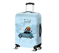 Muiuou Housse de Valise Elastique, Couverture de Bagages De Protector Imprimé Lavable Anti-Rayures Voyage Housse De Bagage Trolley Case Housse Protection Valises (M(22-24 Pouce),Style 5)