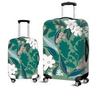 Muiuou Housse de Valise Elastique, Impression Couverture de Bagages Trolley Case Housse De Protector Réutilisable Lavable Anti-Rayures Voyage Housse De Bagage (M(22-24 Pouce),Style 2)