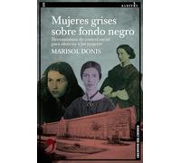 Mujeres grises sobre fondo negro