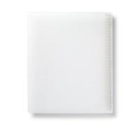 MUJI 無印良品 - Classeur à anneaux MUJI A4, 30 trous, polypropylène blanc, 25,7 x 18,2 cm (1)