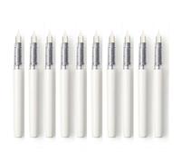 MUJI 無印良品 Lot de 10 stylos plume en polycarbonate, pointe fine de 0,3 mm