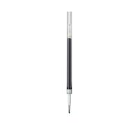 MUJI 無印良品 Recharge pour stylo à bille, 0,38 mm, rétractable et compatible avec le type de capuchon, fabriquée au Japon (noir)