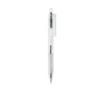 MUJI 無印良品 Stylo à bille en polycarbonate, 0,7 mm, poignée en caoutchouc, fabriqué au Japon (noir)