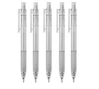 Muji 76007388 Lot de 5 porte-mines en polycarbonate avec grip en caoutchouc 0,5 mm