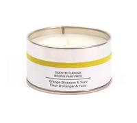 MUJI Bougie parfumée Fleur d'oranger et Yuzu Blanc 8 x 8 x 5 cm