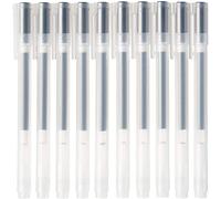 MUJI Lot de 10 Bouchons Stylo à Bille à Encre Gel, Taille de Pointe 0,38 mm, Noir blue 4550182902228 full