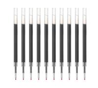 MUJI Lot de 10 recharges pour stylo à bille à encre gel, pointe fine de 0,5 mm, compatibles avec les stylos rétractables et à capuchon (marron)
