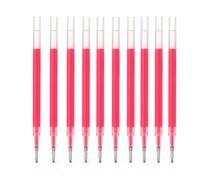 MUJI Lot de 10 recharges pour stylo à bille à encre gel, pointe fine de 0,5 mm, compatibles avec les stylos rétractables et à capuchon (Sakura)