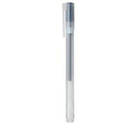 MUJI Lot de 10 stylos à bille à encre gel lisse 0,38 mm Bleu/noir