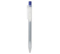 MUJI - Lot de 10 stylos à bille rétractables à encre gel bleu lisse de 0,5 mm