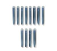 MUJI Lot de 4 cartouches d'encre pour stylo plume, bleu-noir, compatible polycarbonate (12)