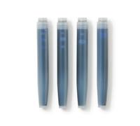 MUJI Lot de 4 cartouches d'encre pour stylo plume, bleu-noir, compatible polycarbonate (4)