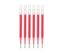 MUJI Lot de 6 recharges pour stylo à bille à encre gel, pointe ultra fine de 0,3 mm, compatibles avec le corps du stylo Knock et à capuchon (rose)