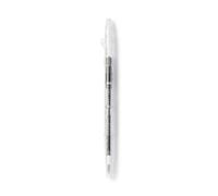Muji Stylo à bille fin effaçable Pointe 0,5 mm Corps transparent Noir