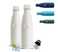 Mujigaga Gourde- 500ml- Bouteille Isotherme, Sans BPA, Gourde Enfant, 24h Froid & 12h Chaud, Bouteilles Isothermes, Anti Fuite, Bouteille d'eau pour l'École, Bureau, Voyage, Camping, Sport