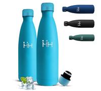 Mujigaga Gourde 750 ml, Gourde Isotherme, sans BPA, Gourdes Sport, 24h Froid & 12h Chaud, Bouteille Inox, Anti Fuite, Bouteille Isotherme, Facile à Transporter, pour École, Bureau, Voyage