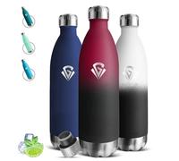 Mujigaga Gourde Isotherme, Gourde 1l, Bouteille Inox, 24h Froid & 12h Chaud, Bouteille Isotherme sans Bpa, Double Vide, Facile à Transporter, Bouteille d'eau pour Bureau, Randonnée, Camping