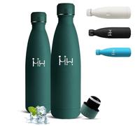 Mujigaga Gourde Isotherme, Gourde 750 ml, sans BPA, Bouteille Inox, 24h Froid & 12h Chaud, Bouteille Isotherme, Anti Fuite, Double Vide, Bouteille d'eau pour École, Bureau, Voyage, Camping