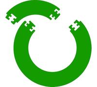 Mujiluxe Dart Catchring Surround, Anneau de récupération de fléchettes Surround, Sert à protéger Les Murs Autour de la Cible, 4 pièces de malédiction,Curse Vert