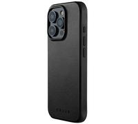Mujjo Coque en Cuir pour iPhone 16 Pro Max - Noir - MUJJO-CL-055-BK