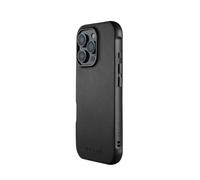 Mujjo Coque en Cuir Shield iPhone 16 Pro - Noir