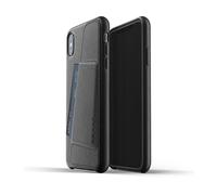 MUJJO Coque Leather Wallet Case pour iPhone XS Max - Noir