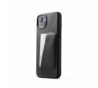 Mujjo Coque Portefeuille en Cuir avec MagSafe pour iPhone 14 / 15 Plus - Noir - MUJJO-CL-032-BK