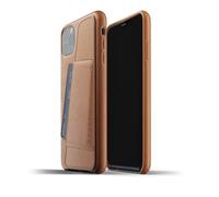Mujjo Coque Portefeuille en Cuir Marron pour iPhone 11 Pro Max : L'alliance de l'Élégance et de la Fonctionnalité