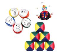 MUJUCHI Balles de Jonglage, 10pcs débutants balles de Jonglerie Douces et faciles balles de Jonglerie pour Enfants et Adultes