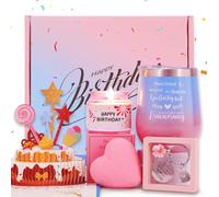 MUJUZE Cadeau d'anniversaire pour femme, cadeau d'anniversaire pour petite amie, cadeau d'anniversaire pour fille 13, 16, 18, 21, 30, coffret cadeau pour meilleure amie, amie, collègue, sœur, cadeau