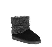 MUK LUKS Laurel Bottes pour femme, noir chiné, 42 EU