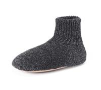 MUK LUKS Men's Morty Slippers, Black, Small