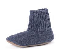 MUK LUKS Morty-Men's Ragg Wool Sock-Oatmeal Chaussons pour Homme, Noir, 43/44.5 EU