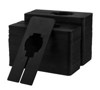 MUKLEI Blake Lot de 100 séparateurs de placard rectangulaires en plastique pour grands magasins, porte-vêtements