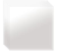 MUKLEI Lot de 6 feuilles acryliques transparentes de 30 x 30 cm, plaque acrylic transparent 3 mm, Panneau en plastique acrylique transparent pour cadre photo, impression, bricolage, artisanat
