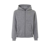 Mukua Byron Kids Sweat à capuche zippé pour enfant, Gris (Heather Grey), 12-14 ans
