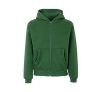 Mukua Byron Kids Sweat à capuche zippé pour enfant, Vert bouteille (Bottle Green), 12-14 ans