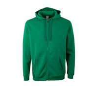 Mukua SF270U Sweat à Capuche Unisexe avec Fermeture éclair Vert Kelly Taille L, Vert (Kelly Green), L