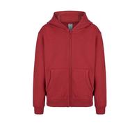 Mukua Sudadera Niños Con Cremallera Y Capucha Color Crimson Talla 12/14 Sweat à Capuche zippé, Cramoisi, 12-14 Ans Mixte Enfant