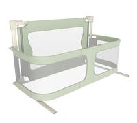 MUL-BOUTIQUE Lit cododo Bebe, Lit Pliant Bébé,Réseau Transparent, Protection Anti-Chute,avec moustiquaire cododo,Convient aux Nouveau-nés，120 * 50 * 105 cm (Vert Menthe)