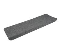 MUL-BOUTIQUE Lot de 15 Tapis d'Escalier, Tapis d'Escalier Antidérapant, Tapis d'Escalier pour Marches Diverses,Antidérapant, Protège Les Enfants Âgés Et des Animaux Domestiques,65 * 25cm (Gris)
