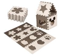 MUL-BOUTIQUE Tapis D'eveil Bebe,30 X 30cm Tapis Mousse Bebe 24 Pièces,Fabriqué en Mousse Eva,Interaction Parent-Enfant Possible,Le Meilleur Jouet pour Bébés(C5)
